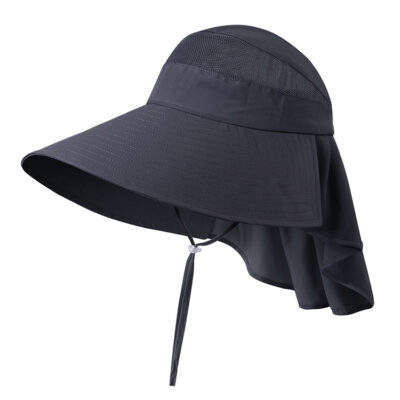 Custom Summer Sun protection Waterproof Hat Run Climb Sport Cap with RemovableHat Camping Cap