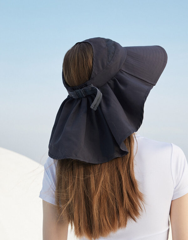 Custom Summer Sun protection Waterproof Hat Run Climb Sport Cap with RemovableHat Camping Cap